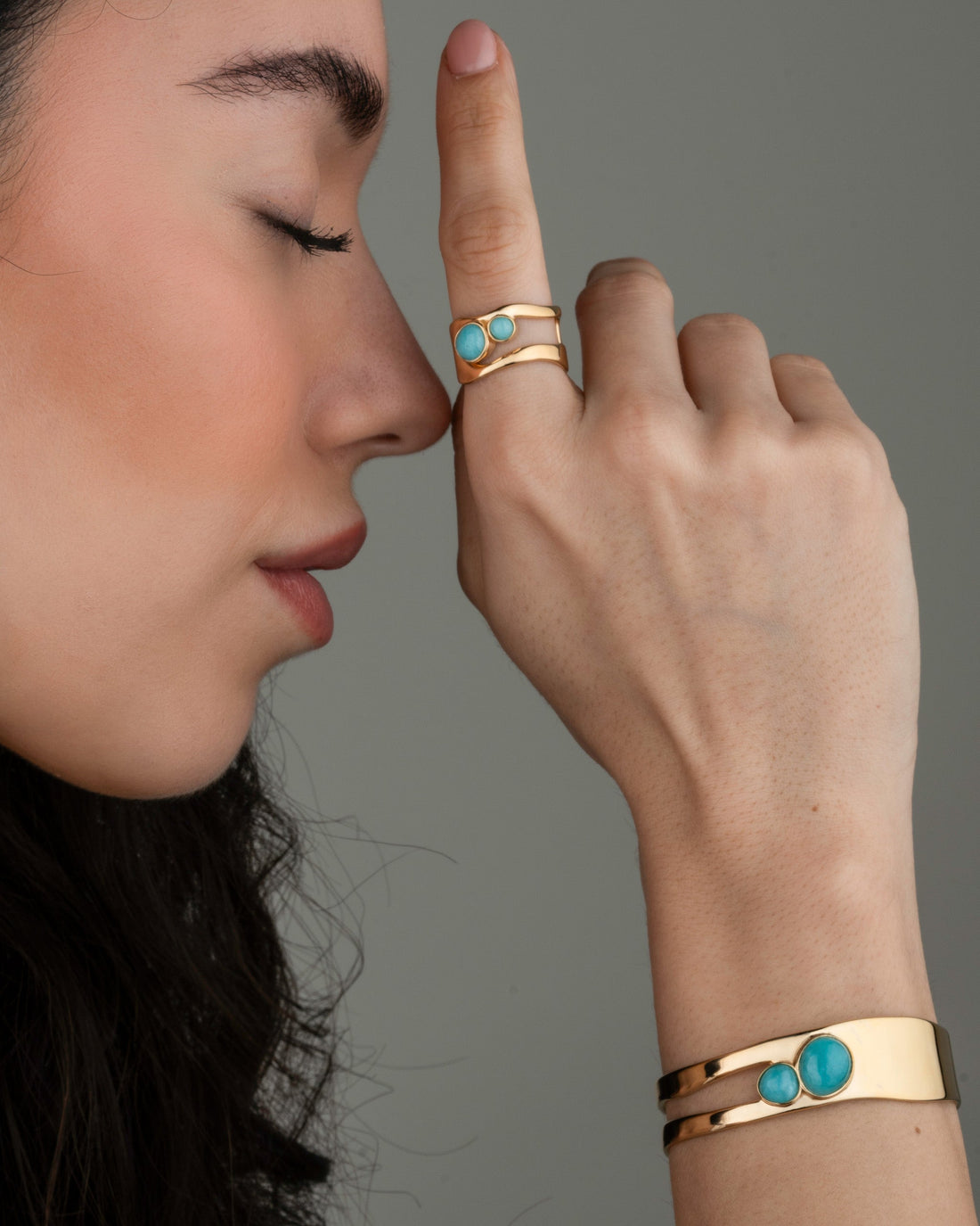 Vergoldeter Schatzarmreif