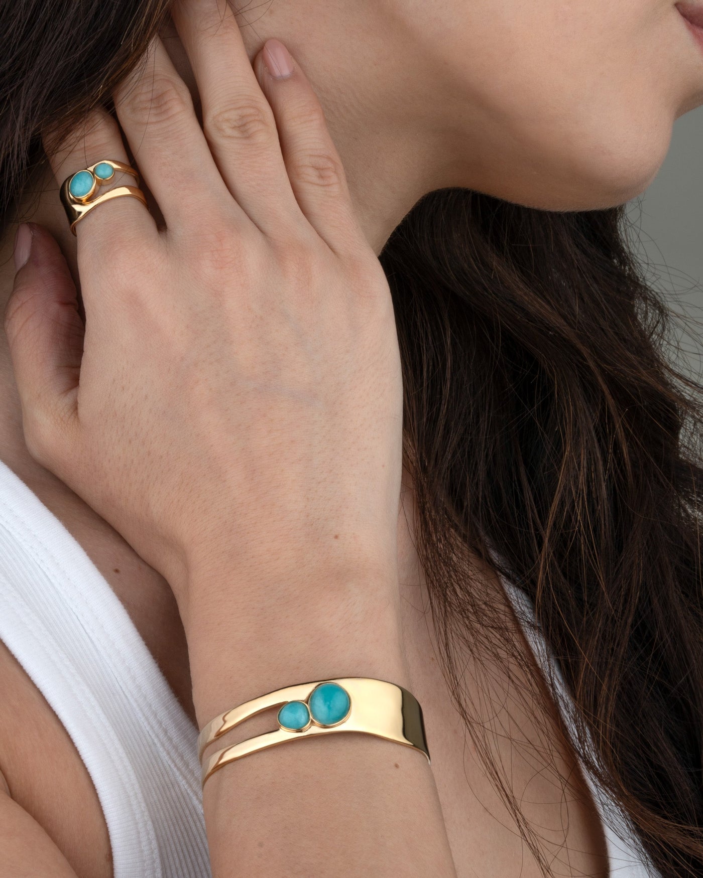 Vergoldeter Schatzarmreif