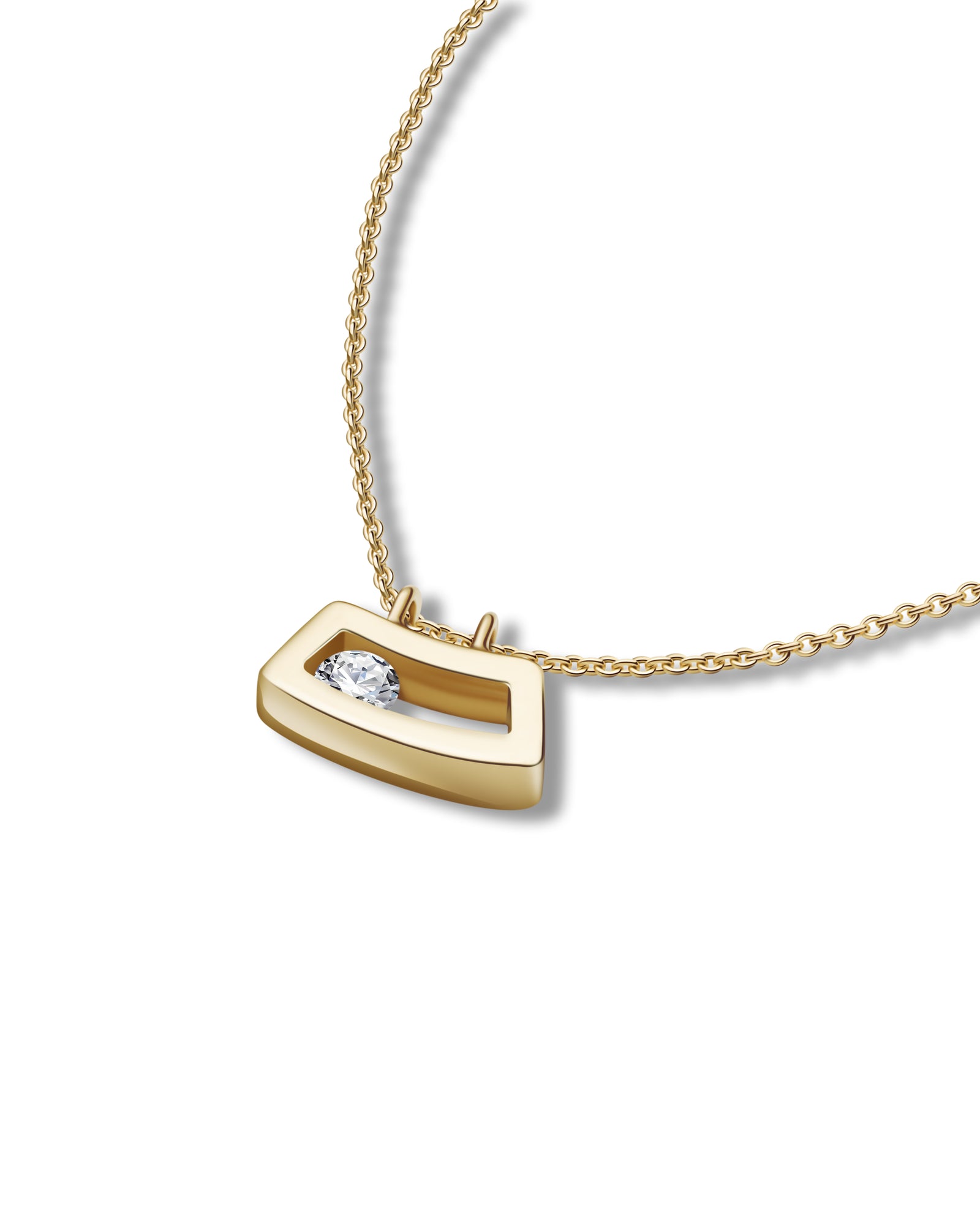 Gold Ingot Pendant