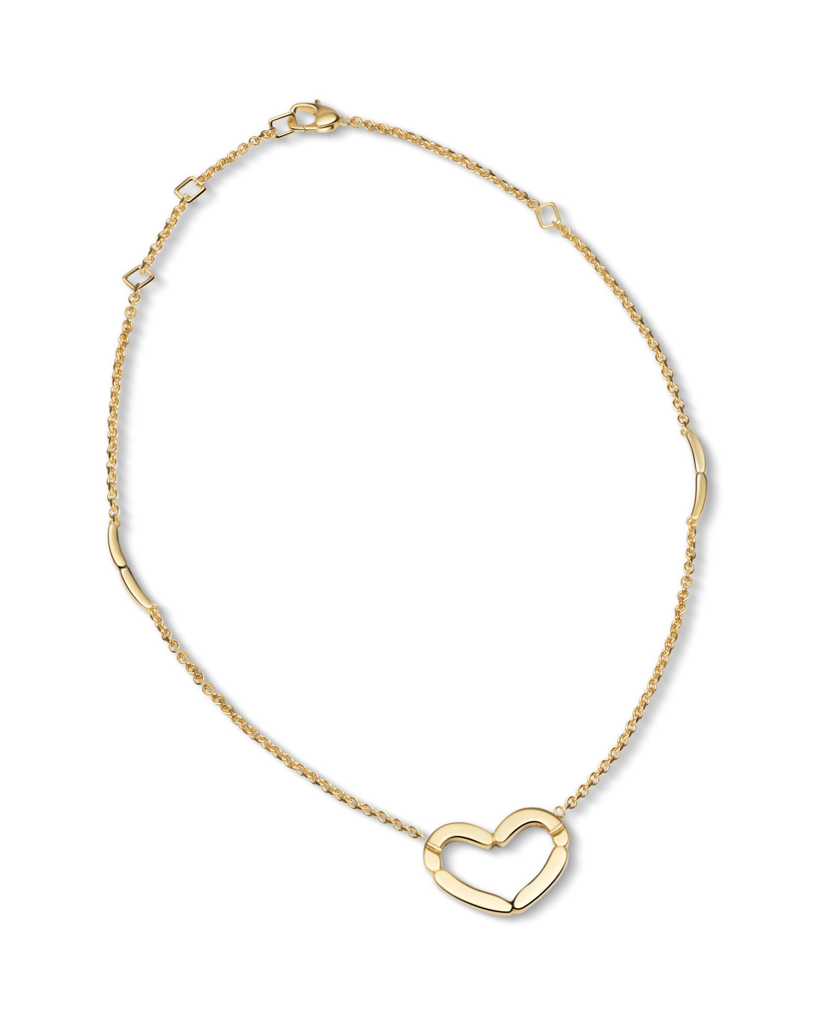 Goldene Herz Halskette