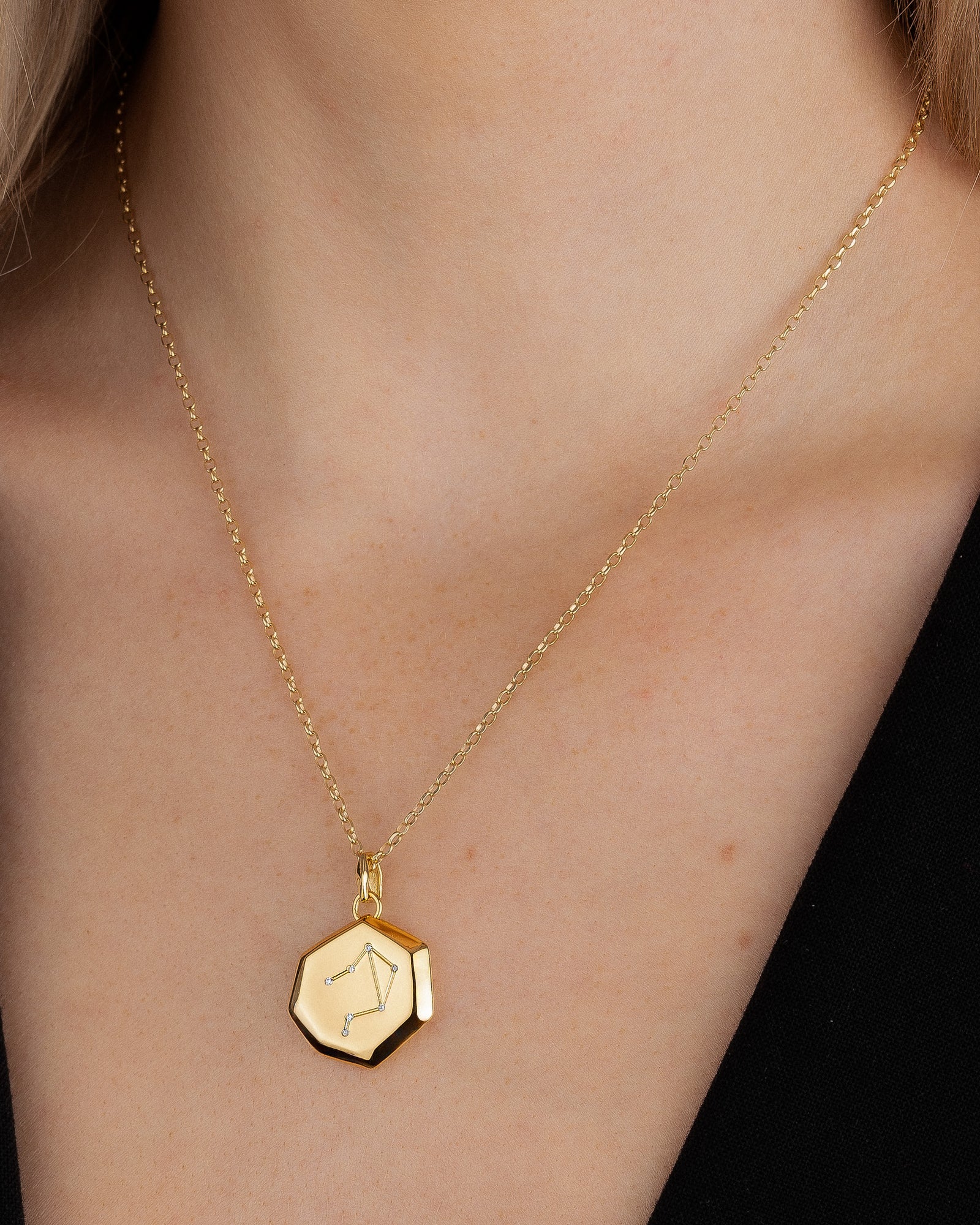 Libra Natural Diamonds Pendant [PREORDER ONLY]