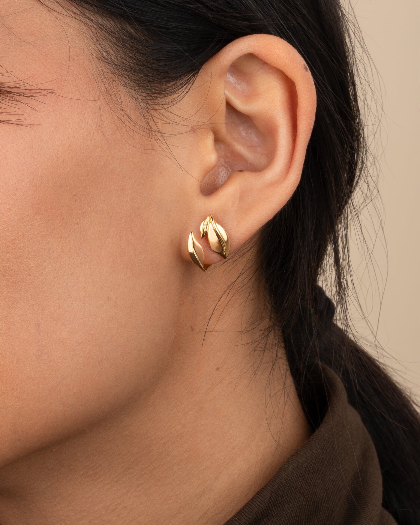 Blattzweig Ohrstecker