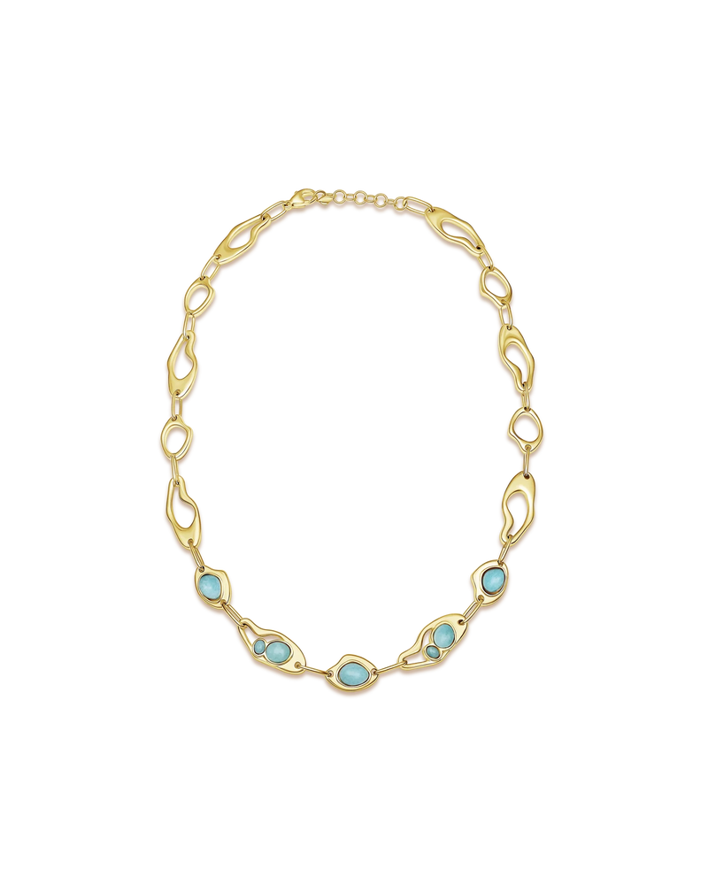 Liquid Opulence Necklace in 18k gold vermeil – UNTAMD London
