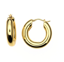 Hoops Thick Earrings