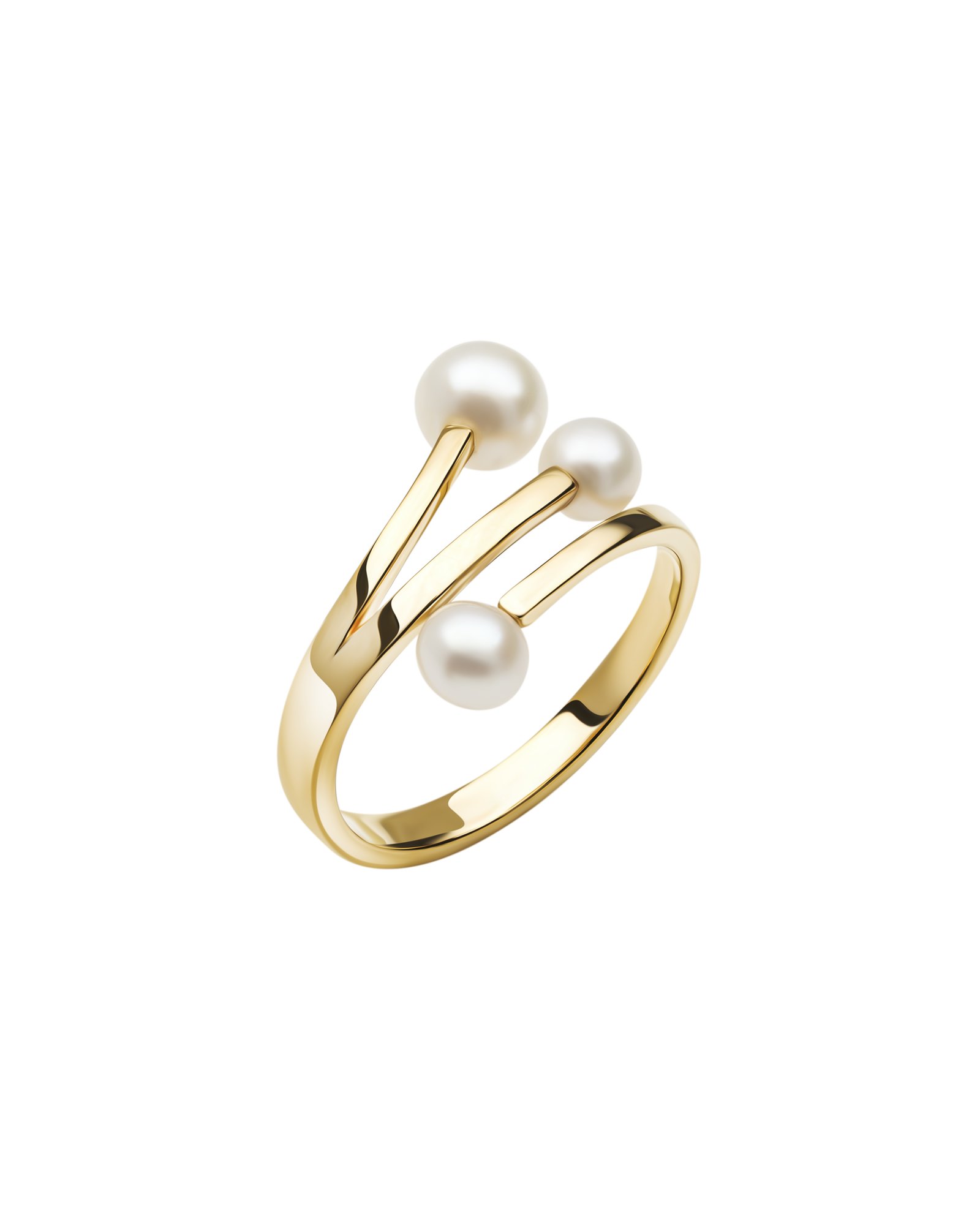 Trinity Pearl Ring