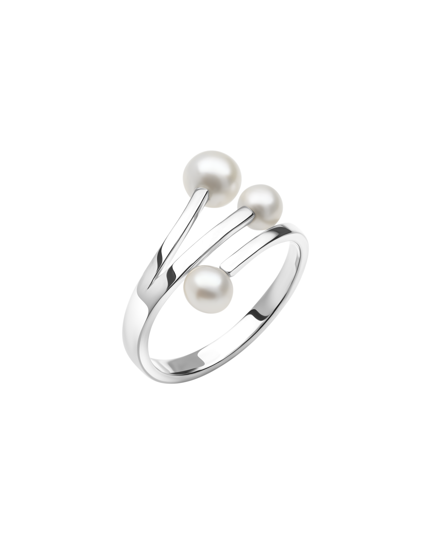 Trinity Pearl Ring