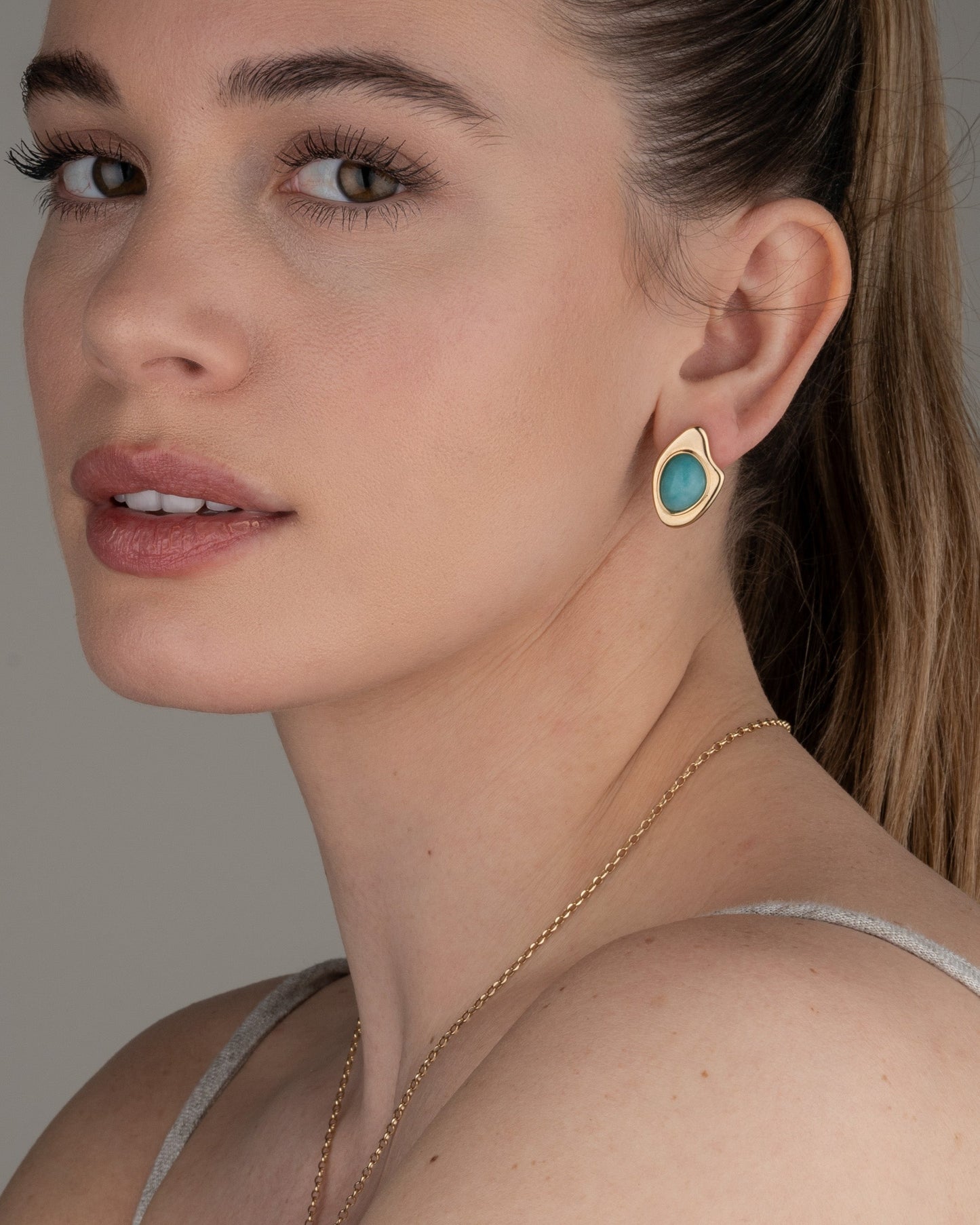 Water Echoes Stud Earrings