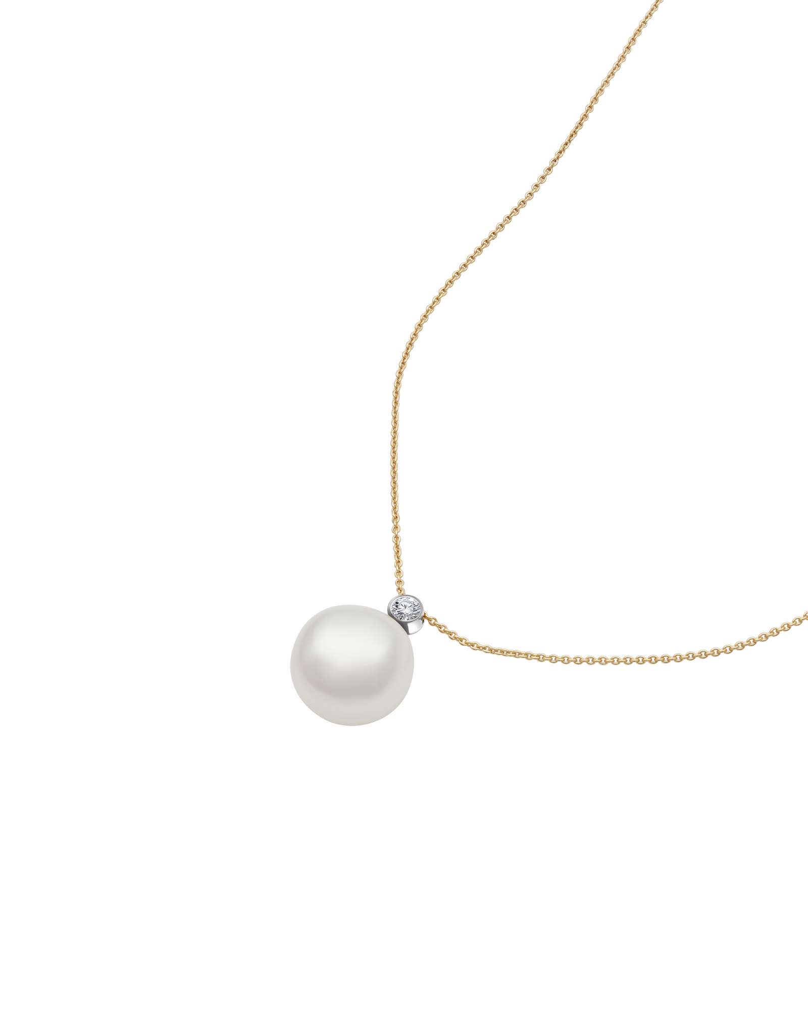 White Eye Necklace