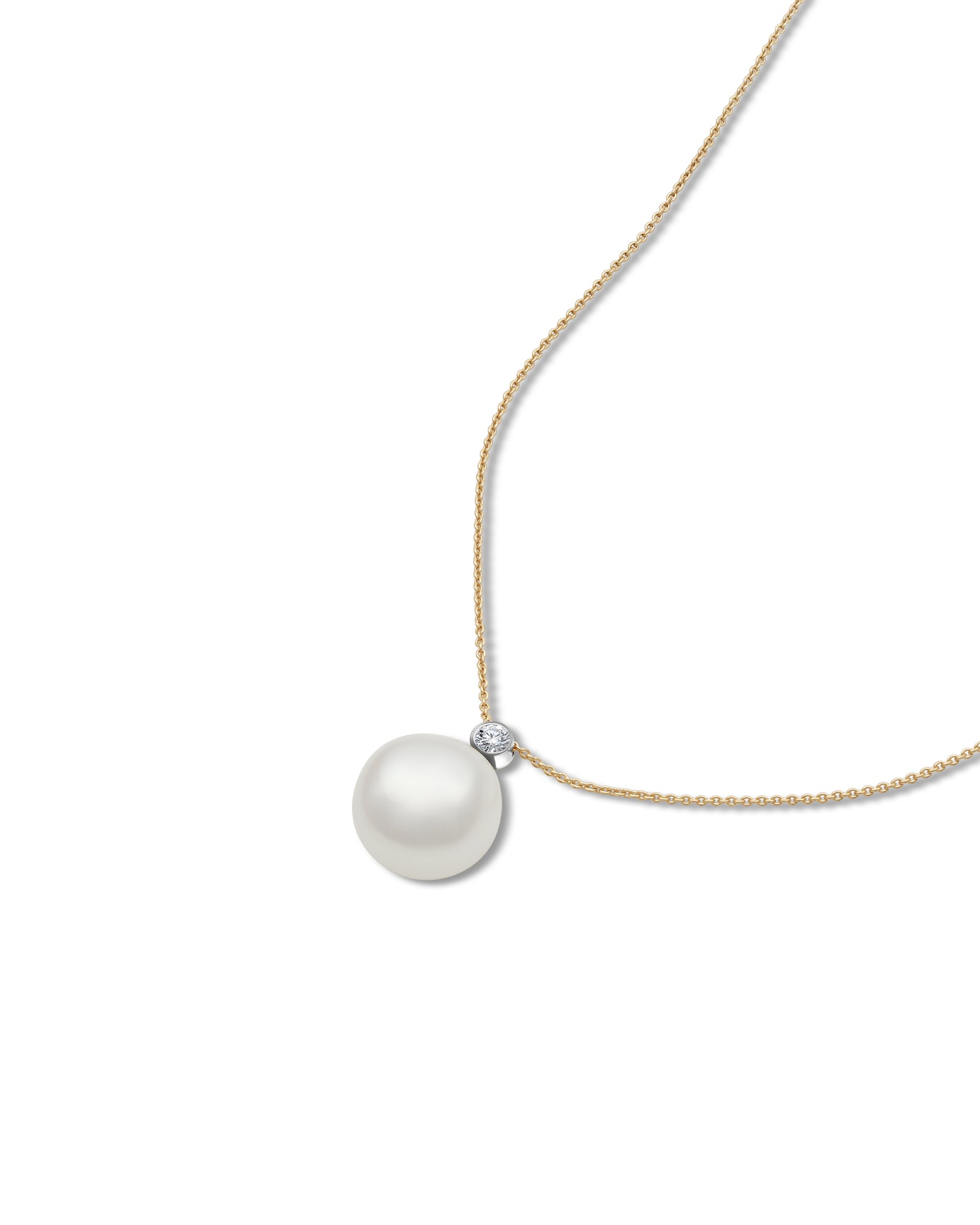 White Eye Necklace