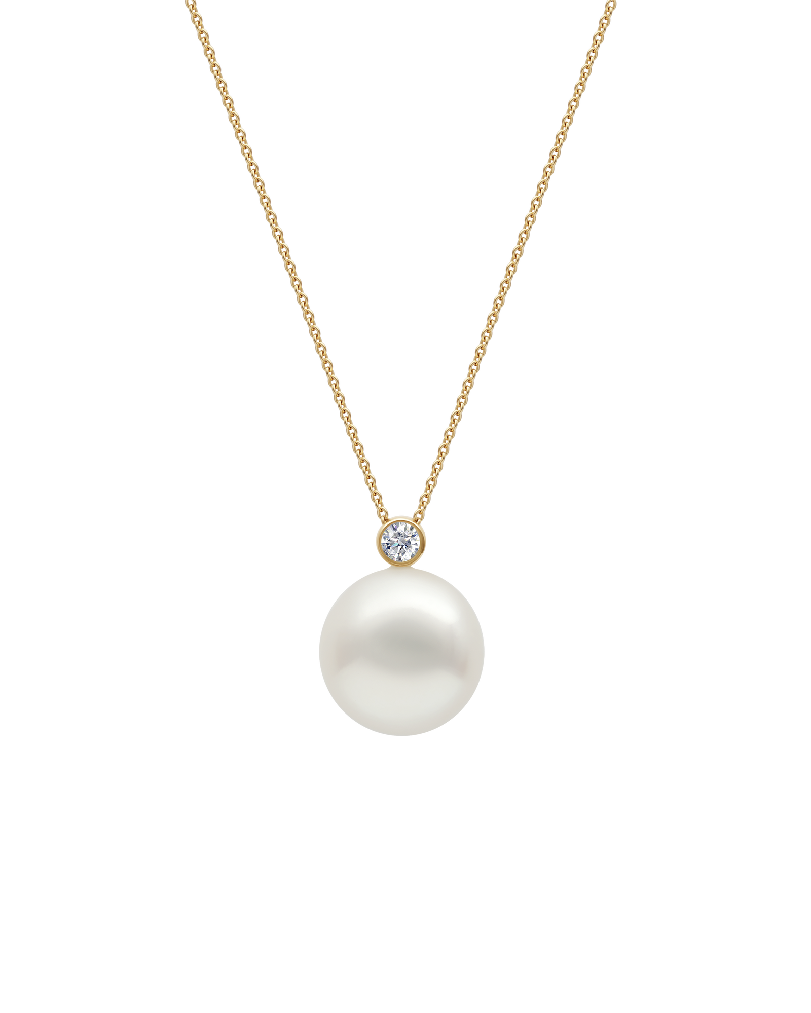 White Eye Necklace