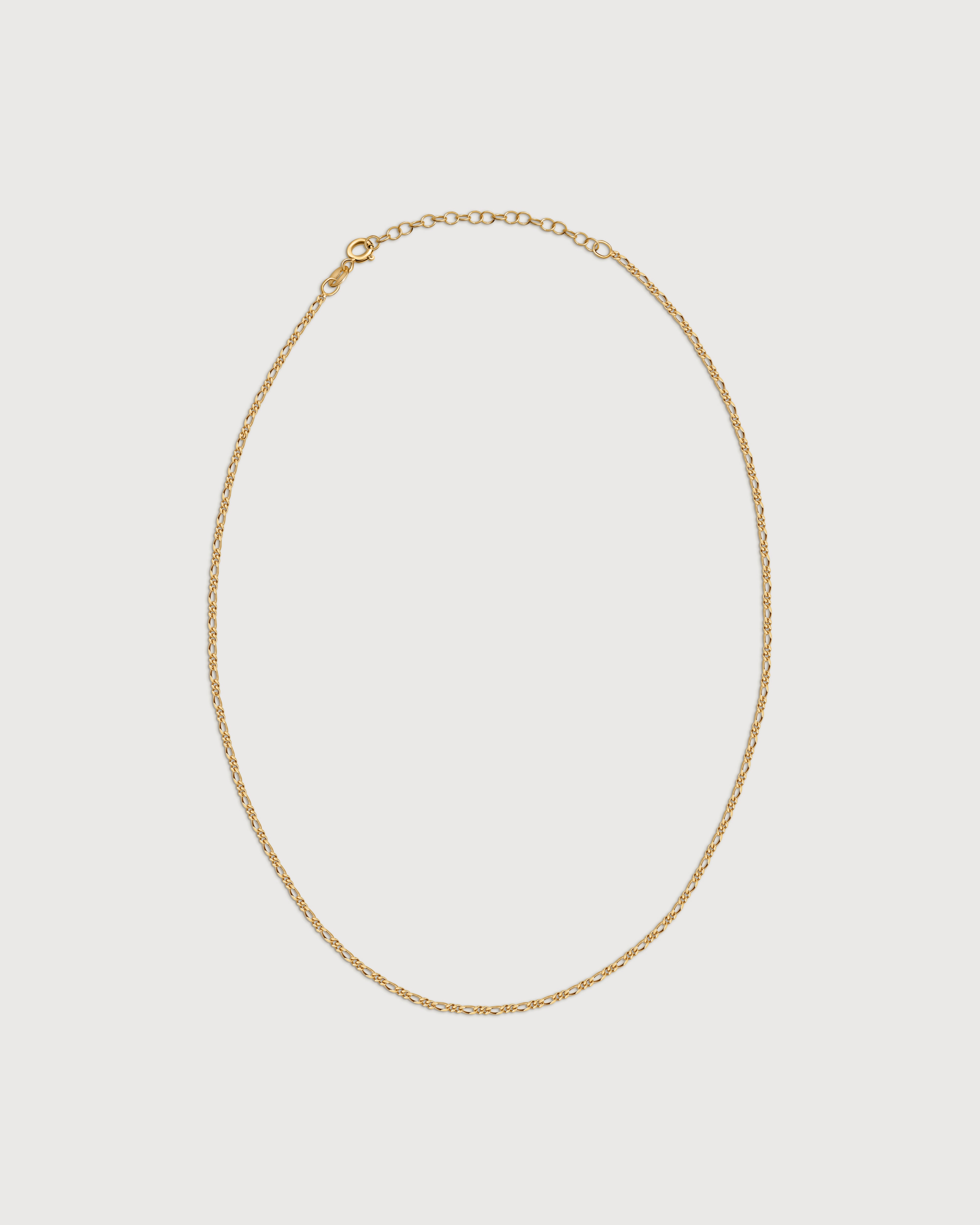 Shop High-Quality Gold Vermeil Figaro Chains for Necklaces | UNTAMD