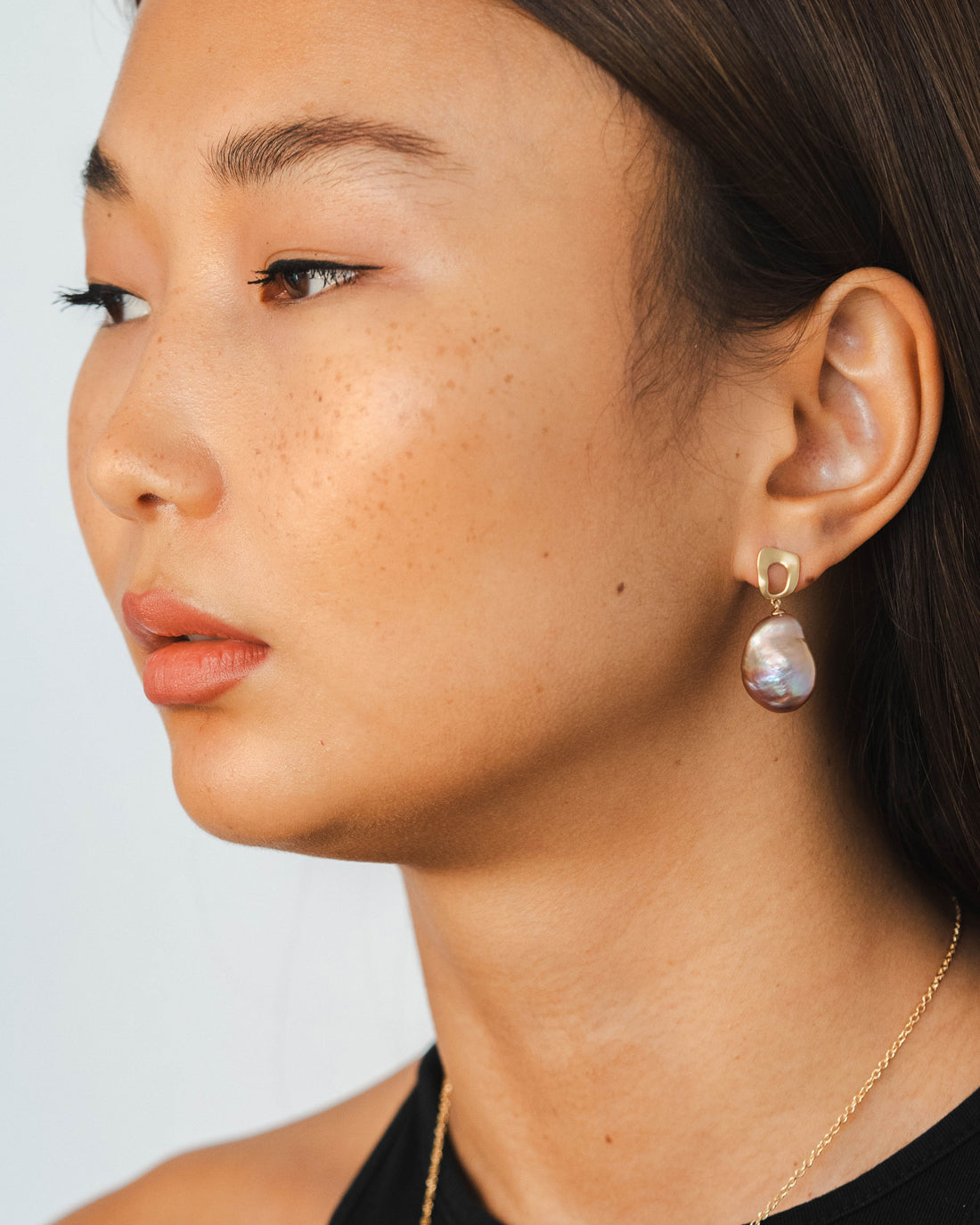 Klobige quadratische Ohrringe