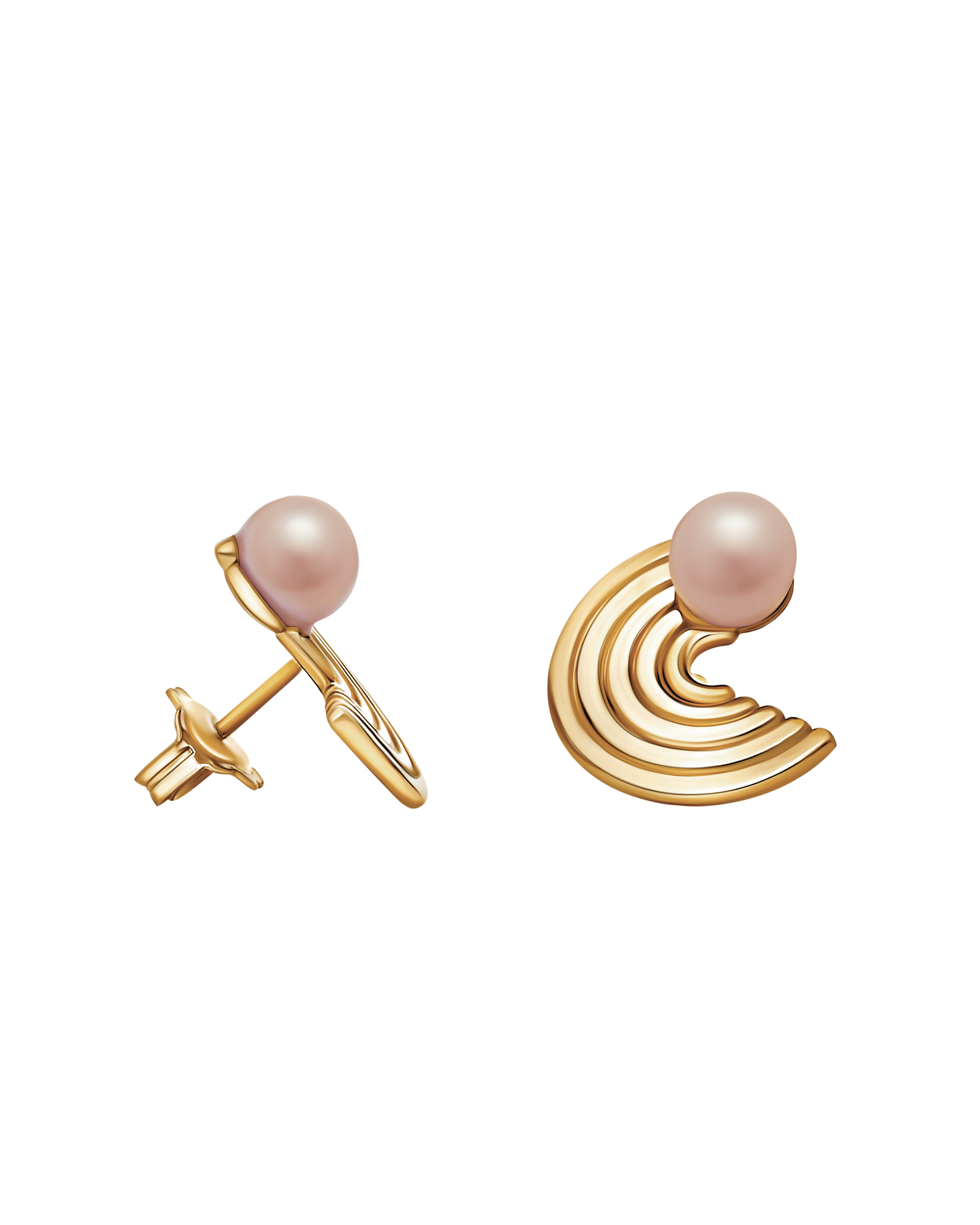 Gilded Waves Earrings