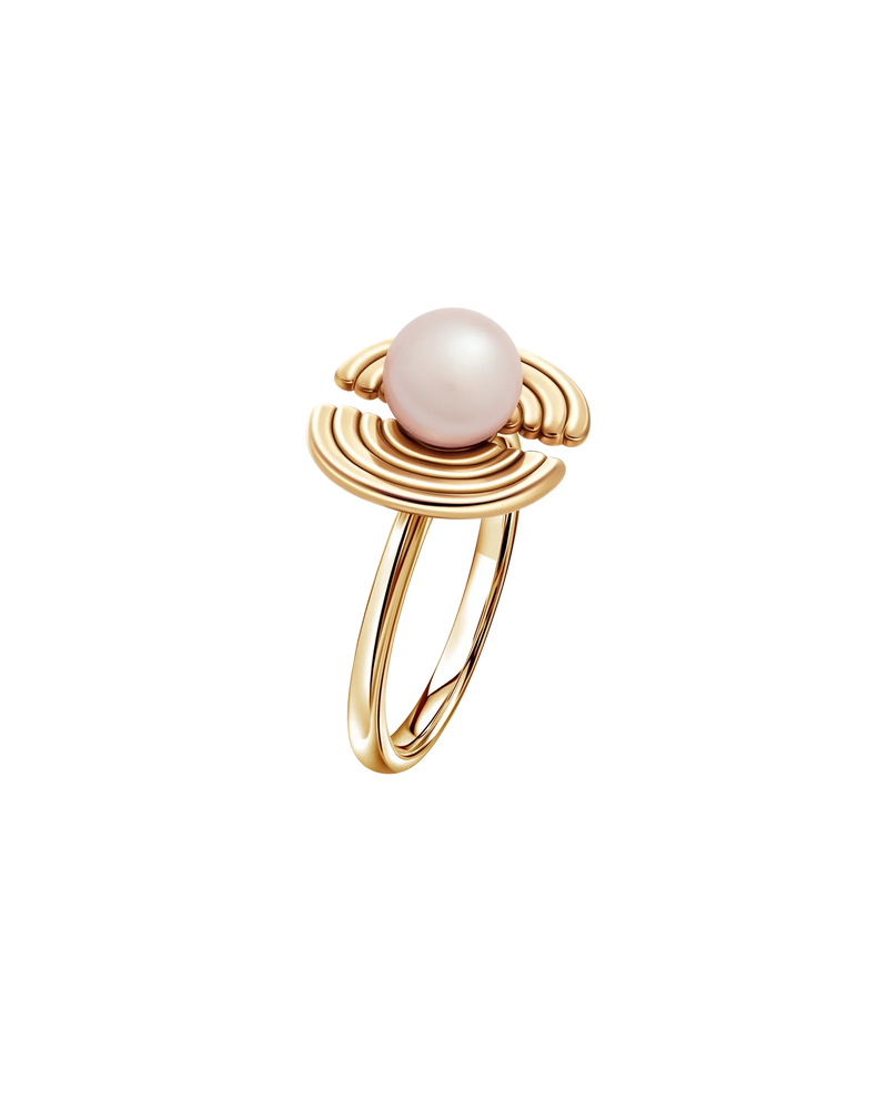 Opalescent Lustre Ring in 18k gold vermeil – UNTAMD London