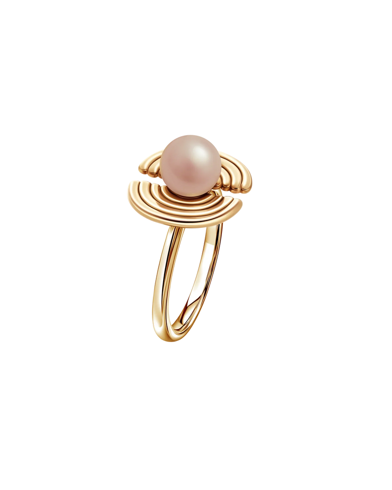Opalescent Lustre Ring in 18k gold vermeil – UNTAMD London