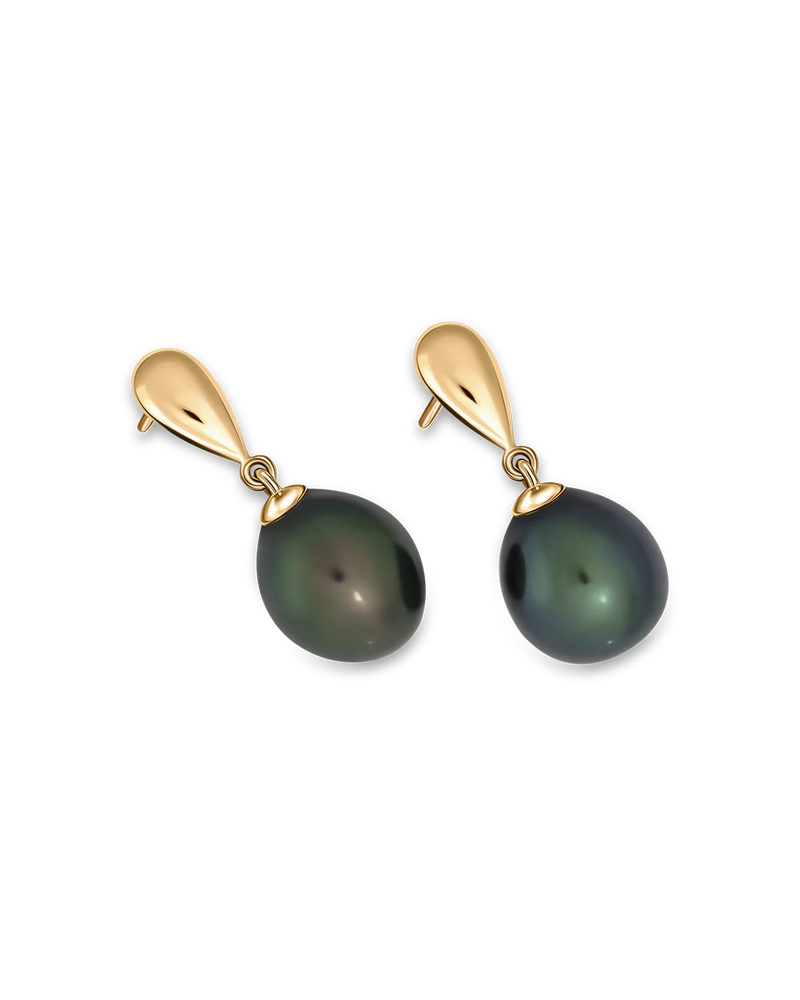 Dark Pearl Earrings – UNTAMD London