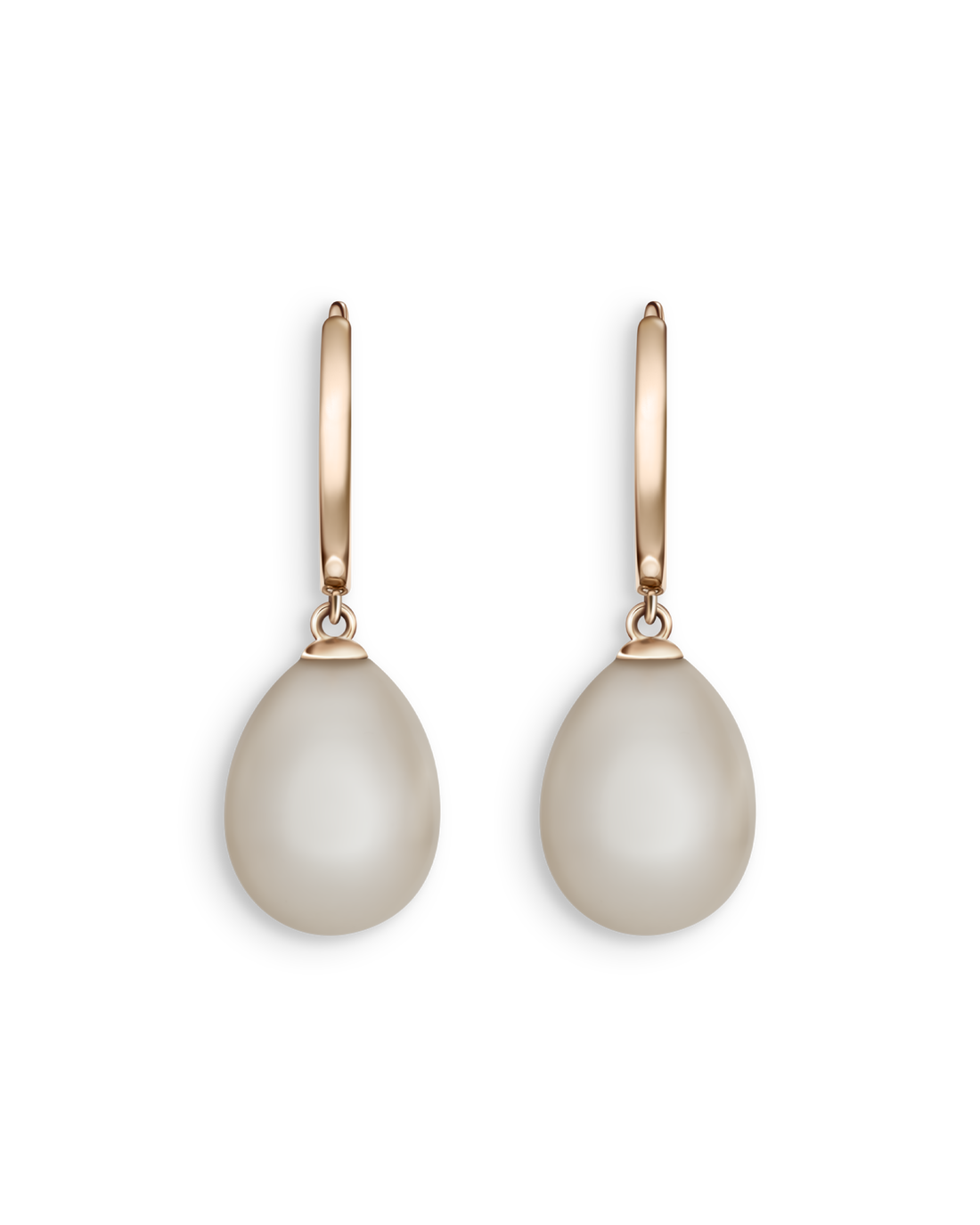 Kugelförmige Perlenohrringe