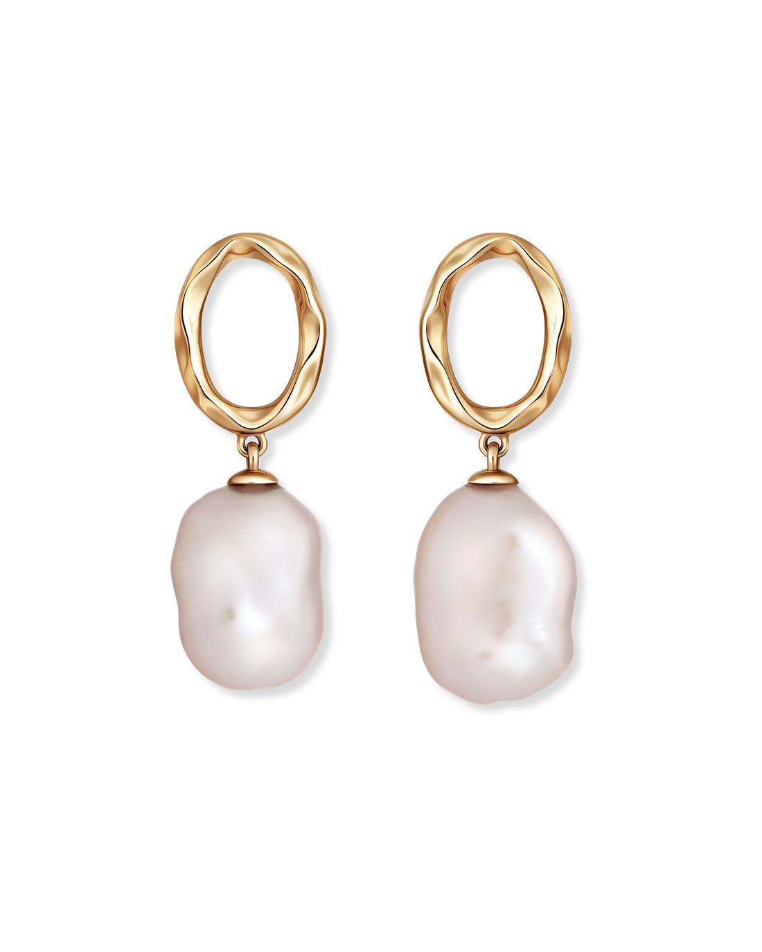 Alltägliche Perlenohrringe