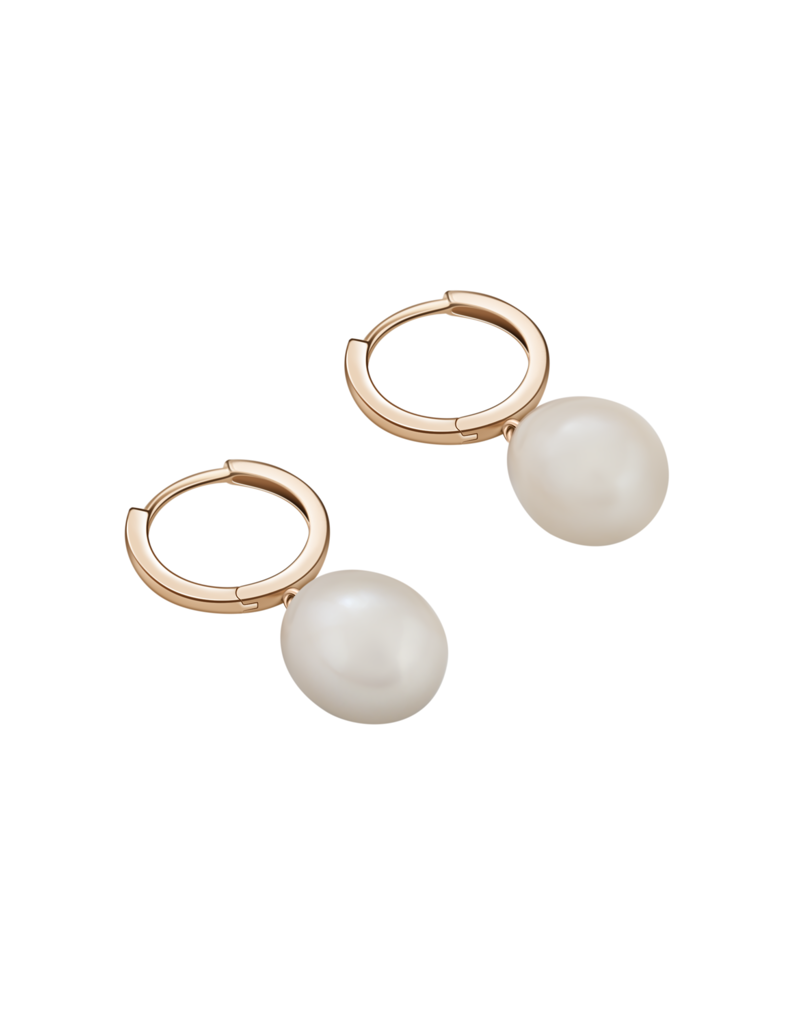 Natural Pearl Hoops