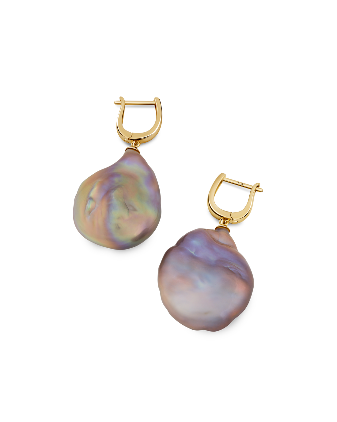 Ohrringe mit rosa Perlen