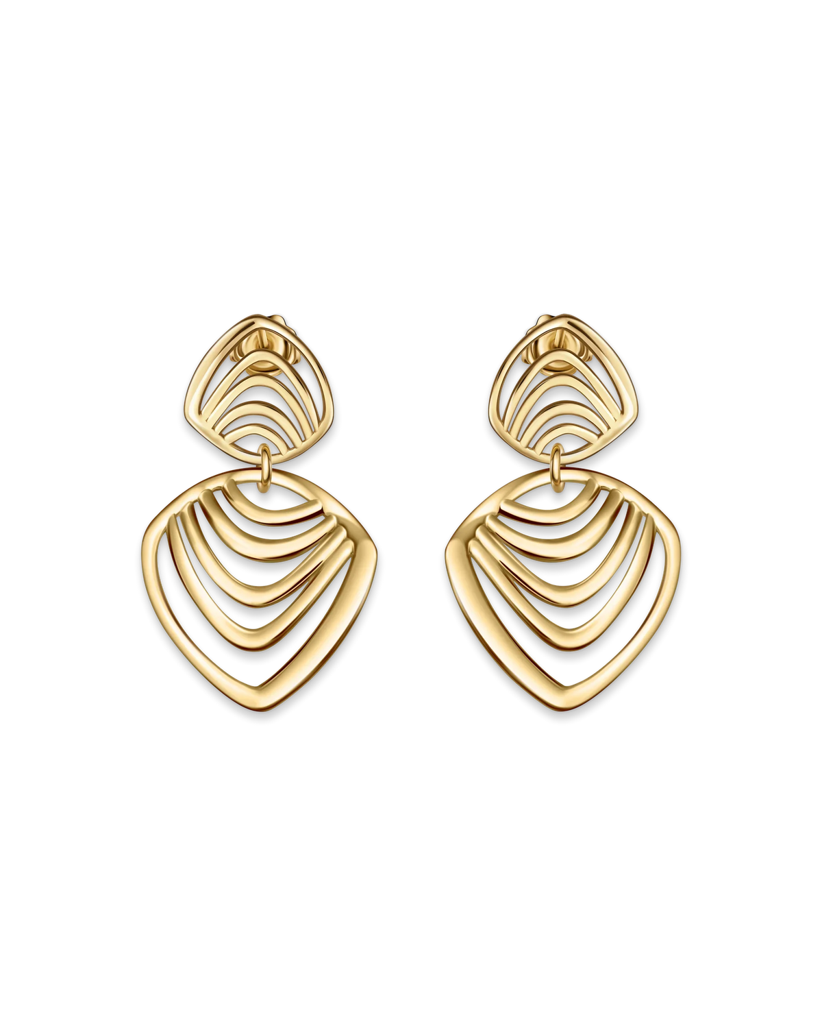 Double-up Drop Earrings