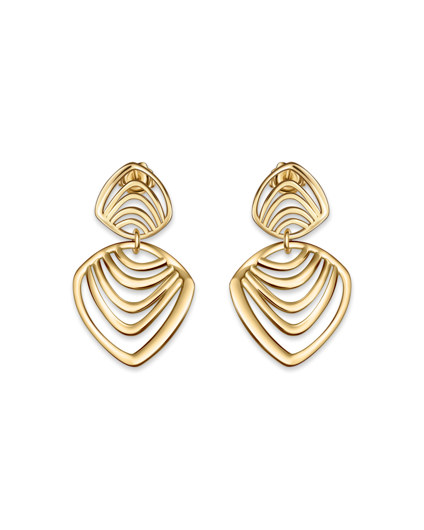 Double-up Drop Earrings