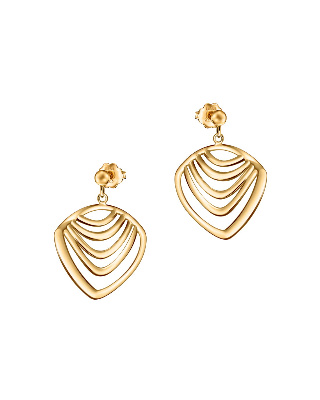 Gecko Creolen Ohrringe