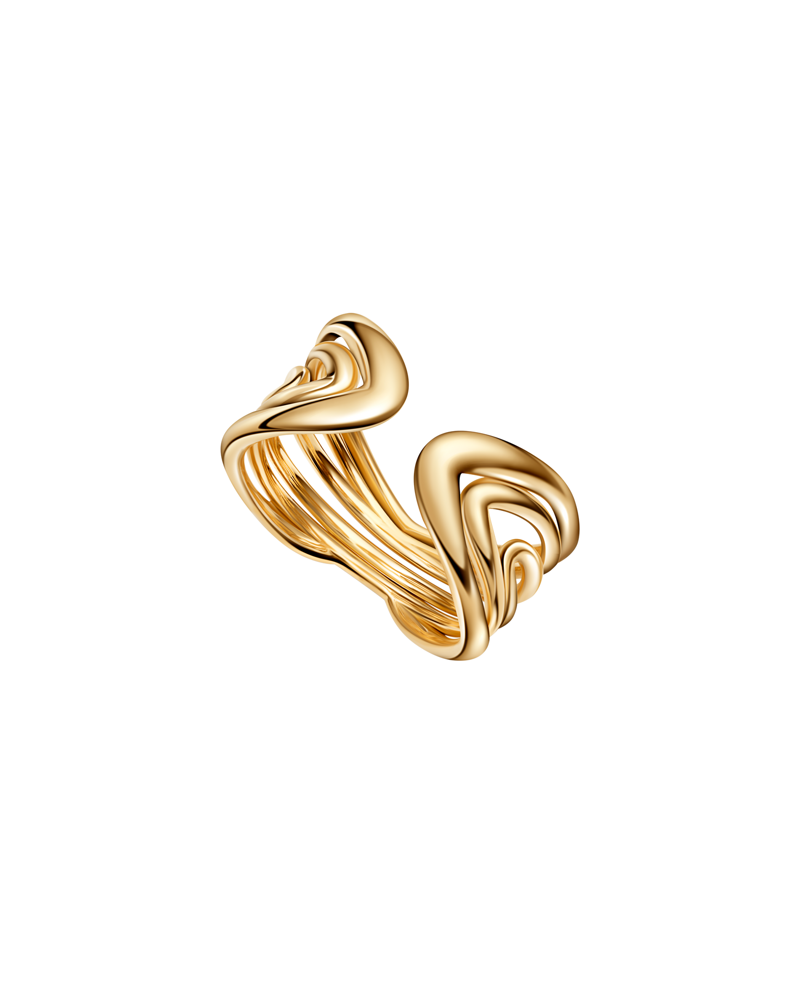 Der Ring mit dem komplizierten Motiv