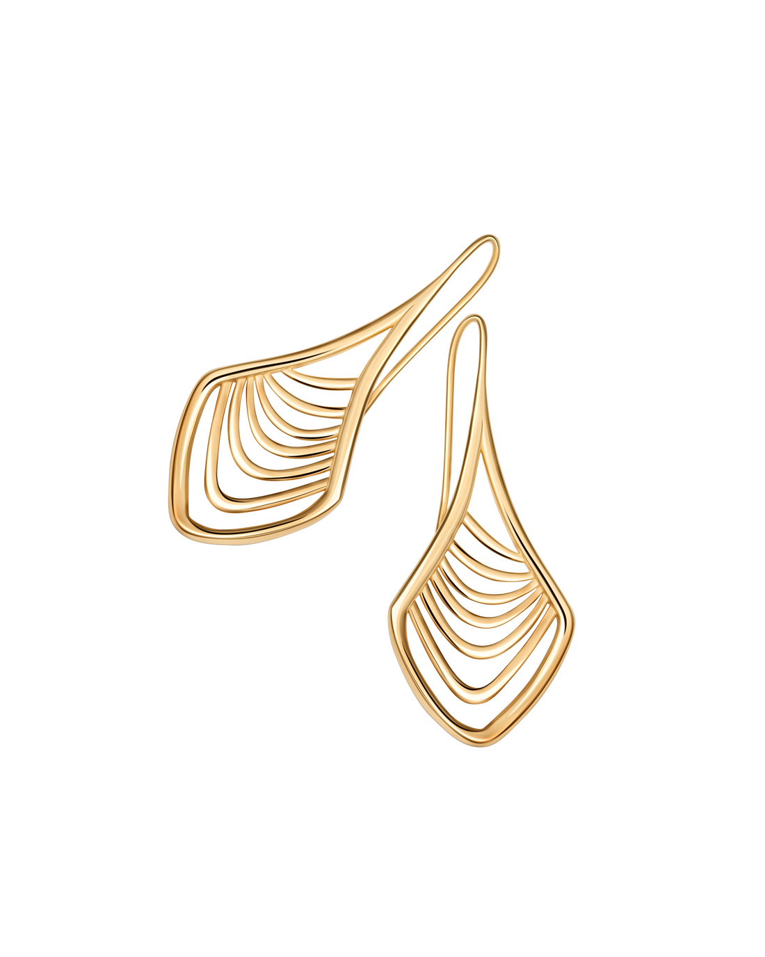 Übergroße Tropfenohrringe