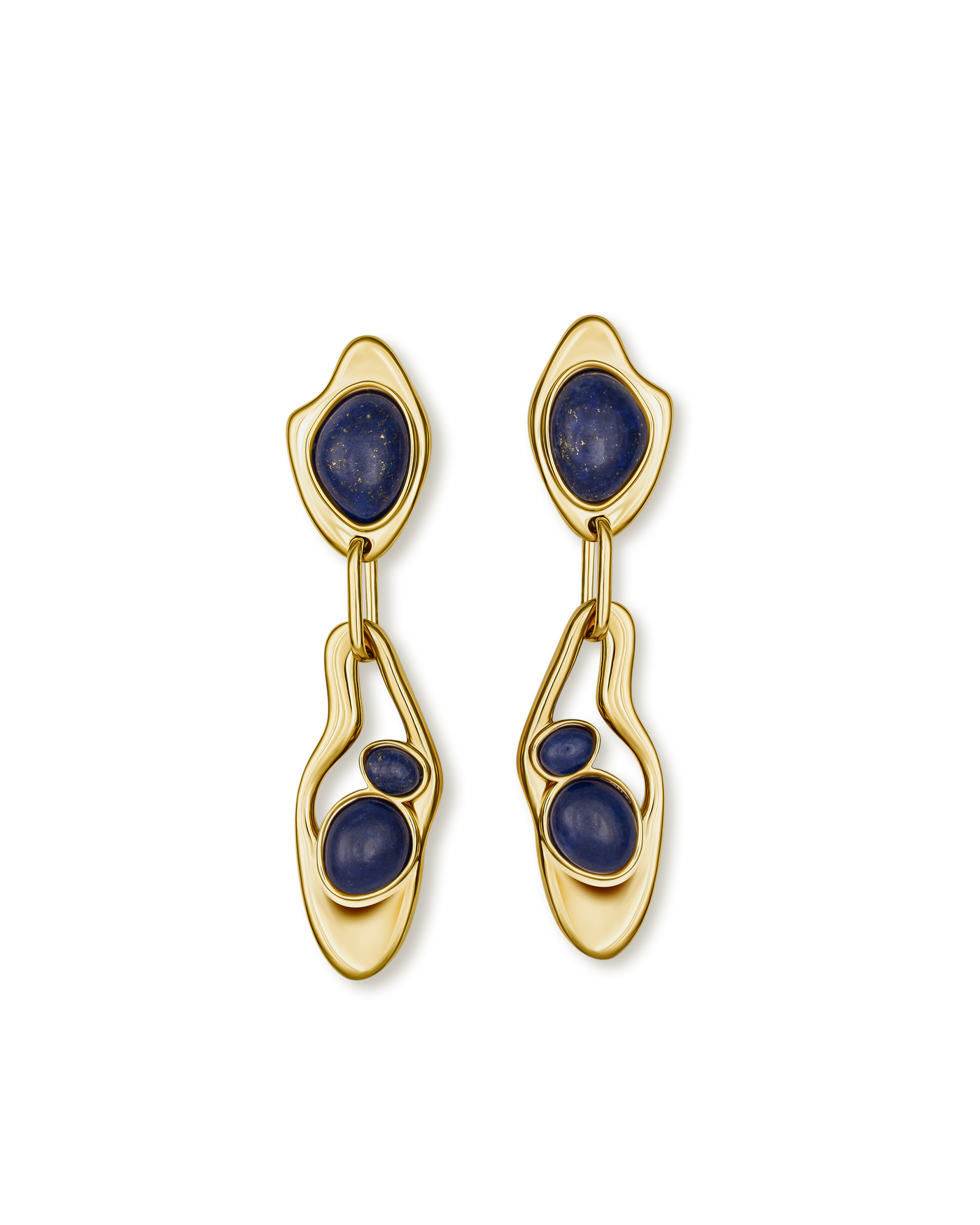 Aquatische Aura Ohrringe