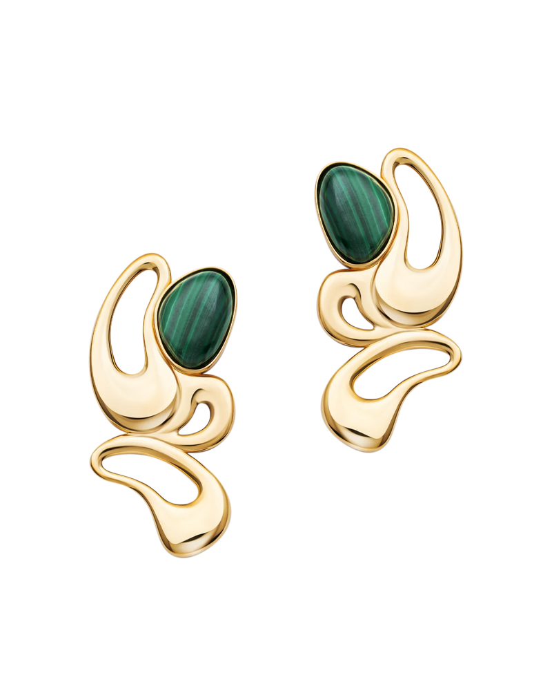 Seamless Flow Earrings in 18k gold vermeil – UNTAMD London