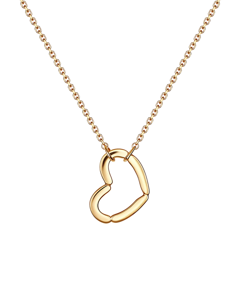Heart Necklace in 18k gold vermeil – UNTAMD London