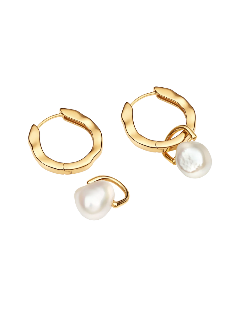 Oceanic Beauty Earrings in 18k gold vermeil – UNTAMD London