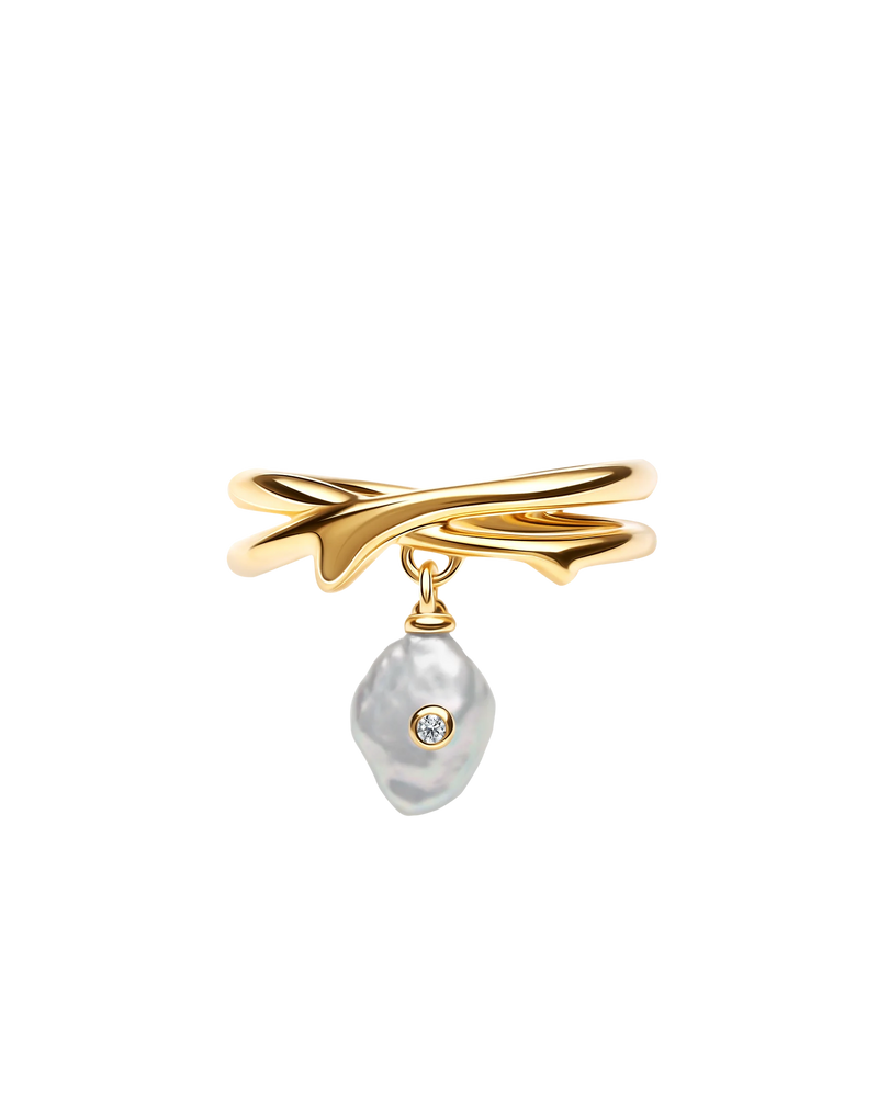Sabrina Ring in 18k gold vermeil – UNTAMD London