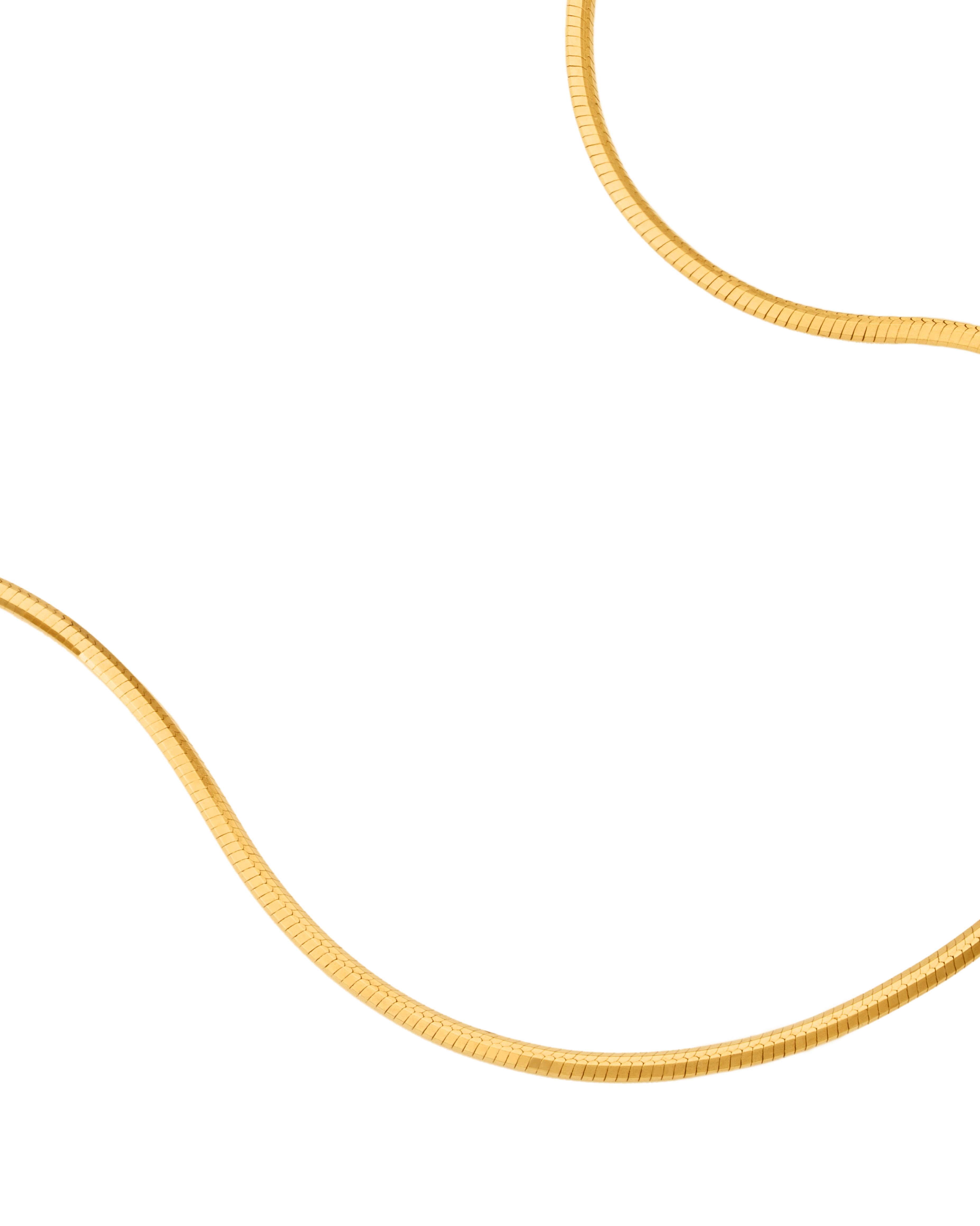 Snake Chains for Necklaces in High-Quality Gold Vermeil | UNTAMD