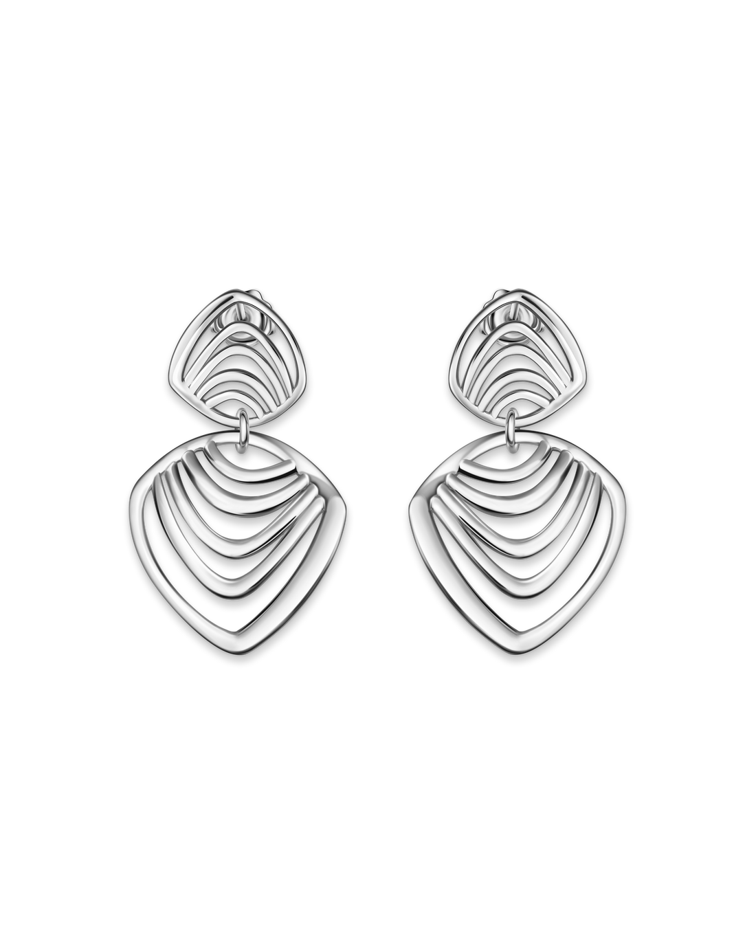 Doppelte Tropfenohrringe