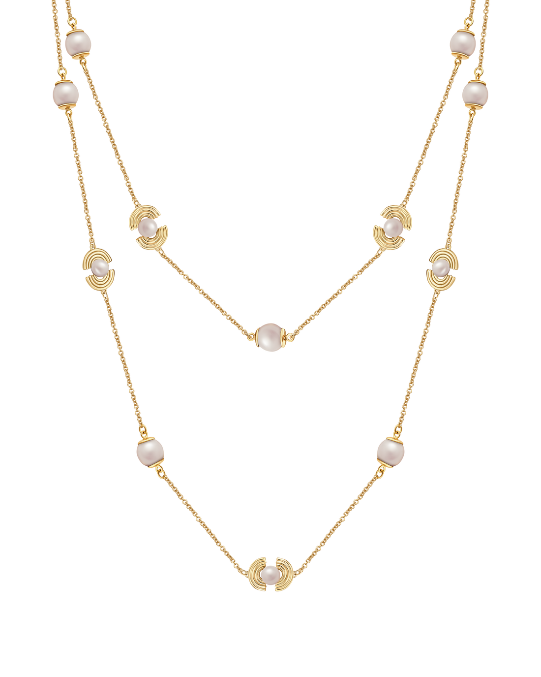 Flowing Shells Necklace