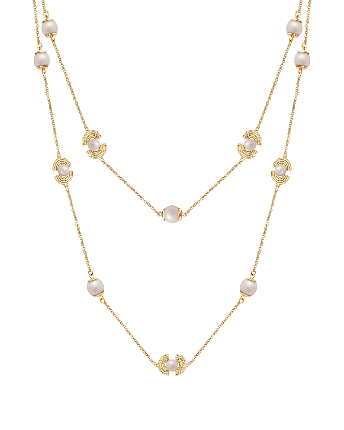 Flowing Shells Necklace