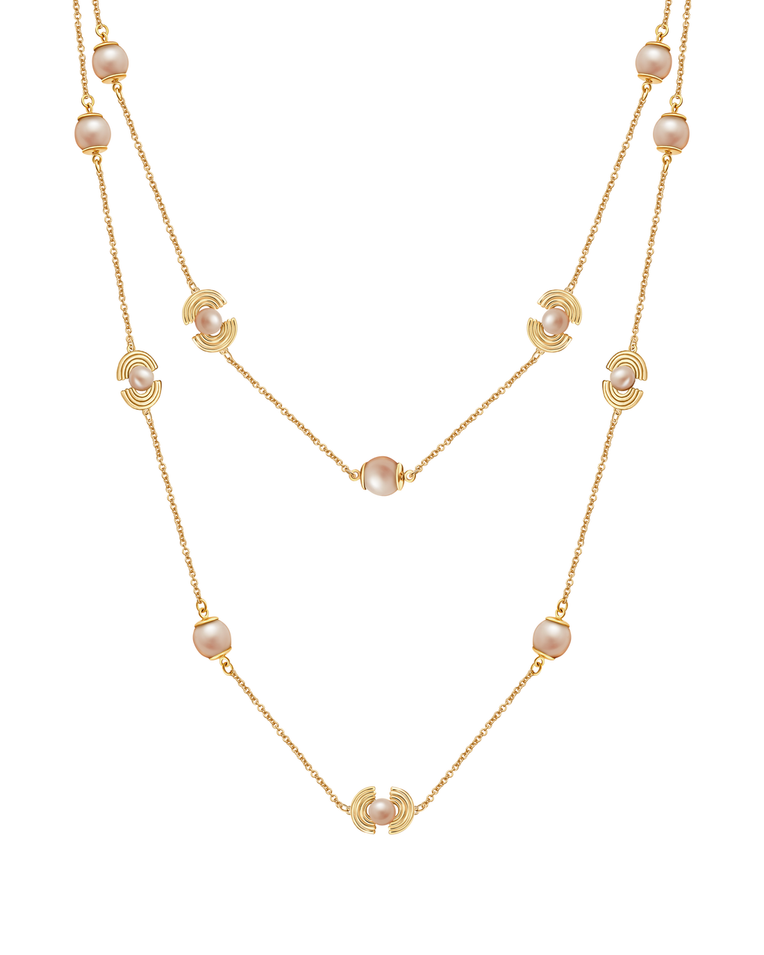 Flowing Shells Necklace