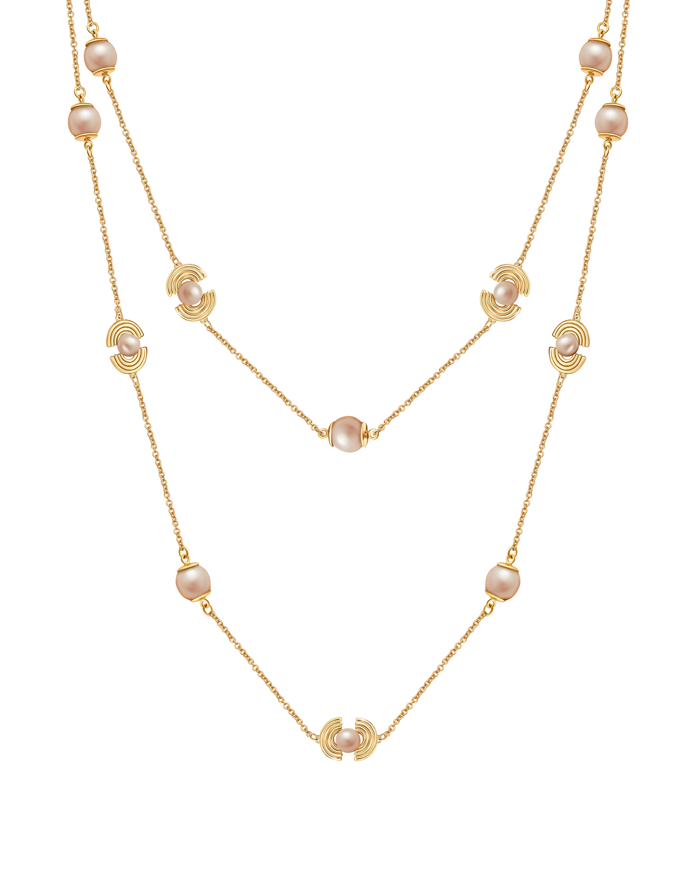 Flowing Shells Necklace