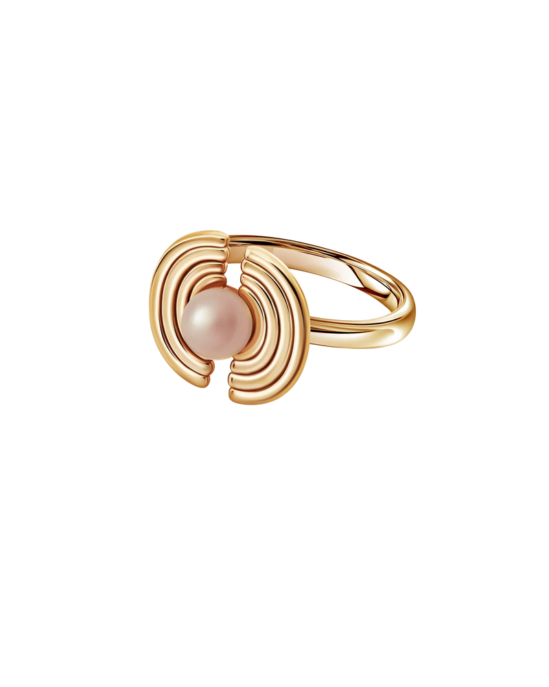 Opalescent Lustre Ring in 18k gold vermeil – UNTAMD London
